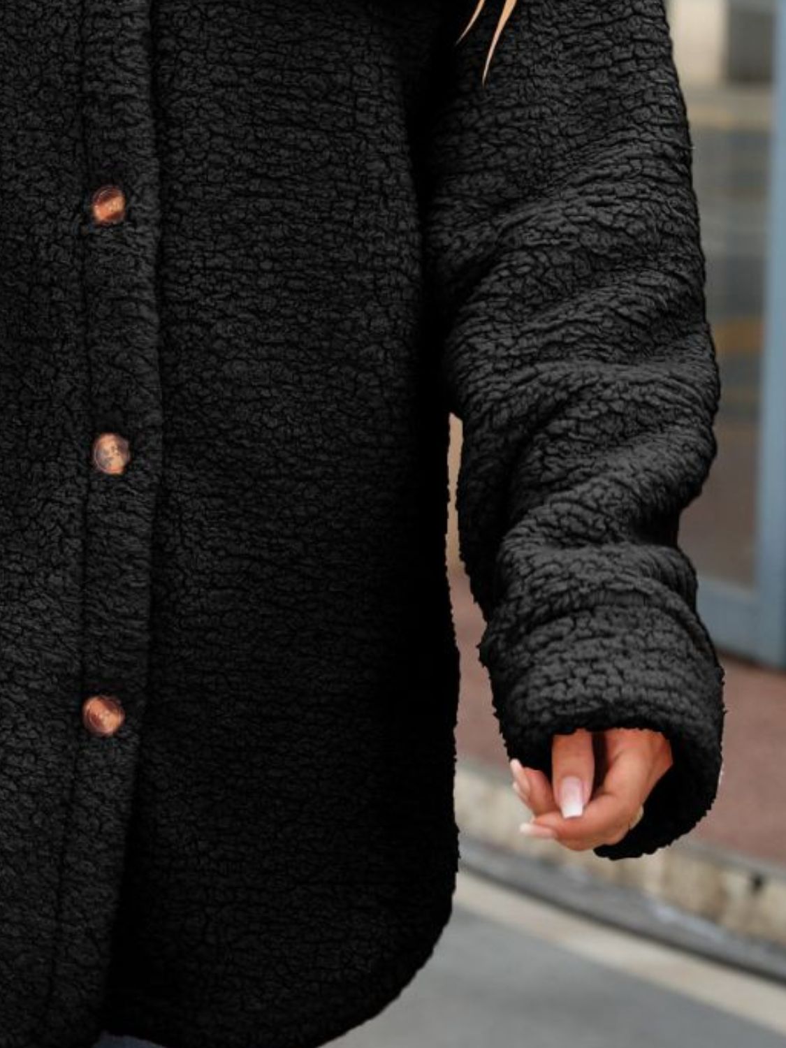 Button Down Collared Coat - Charming Charlie