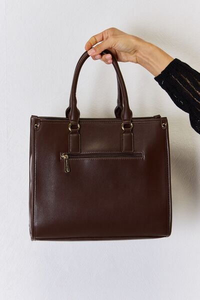 David Jones Argyle Pattern PU Leather Handbag - Charming Charlie