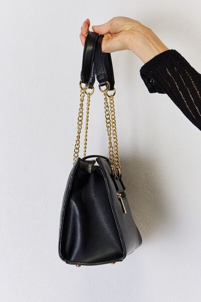 David Jones Quilted PU Leather Handbag - Charming Charlie