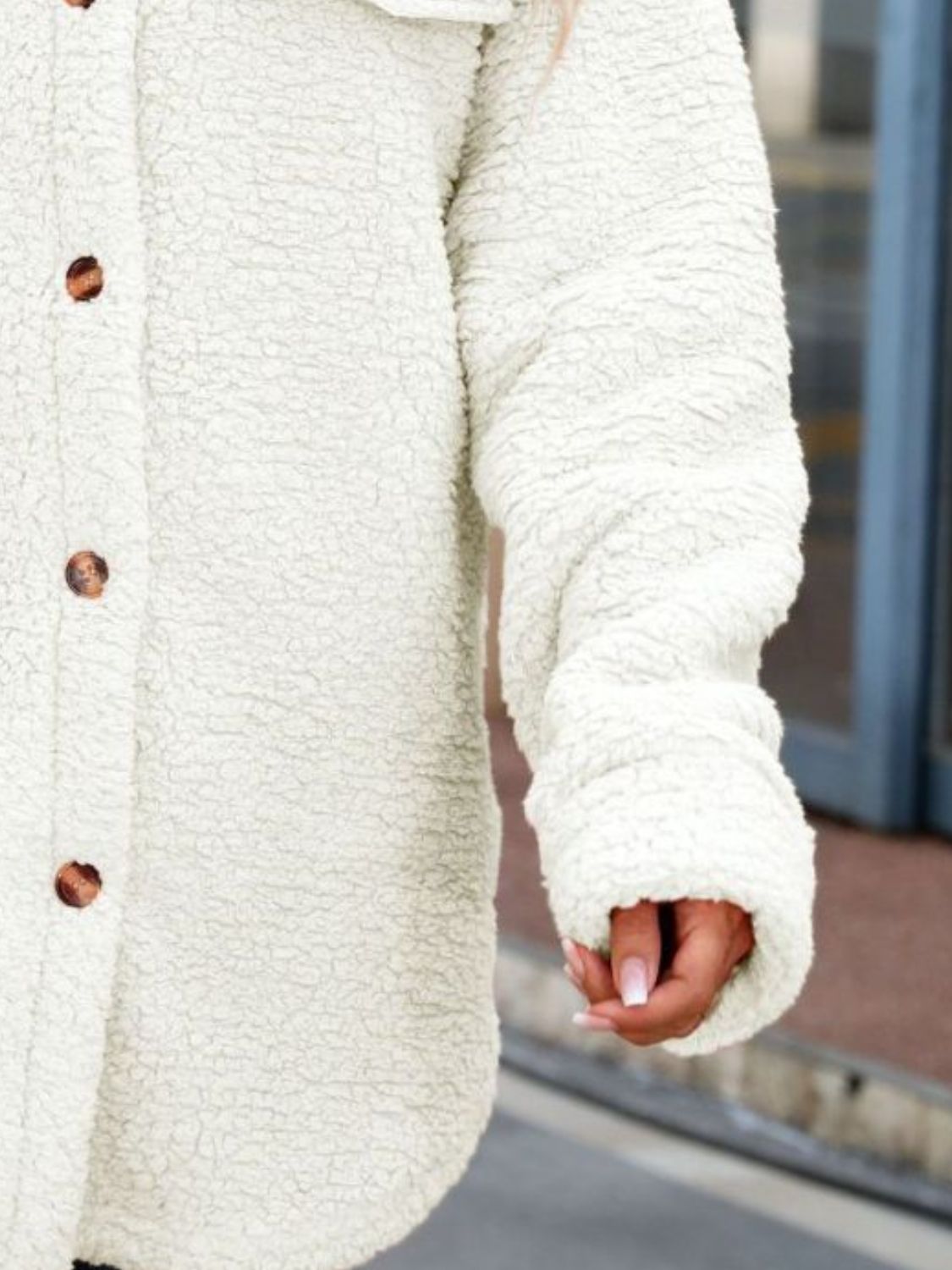 Button Down Collared Coat - Charming Charlie