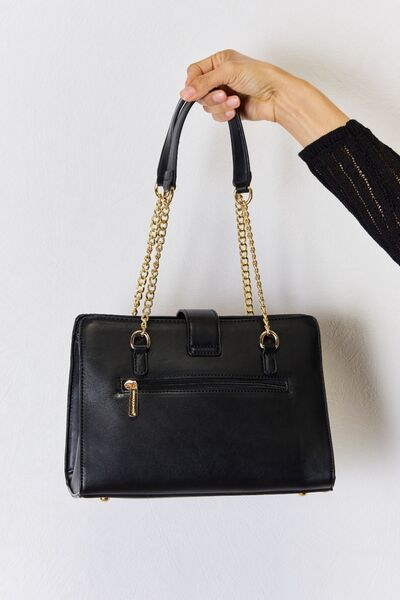 David Jones Quilted PU Leather Handbag - Charming Charlie