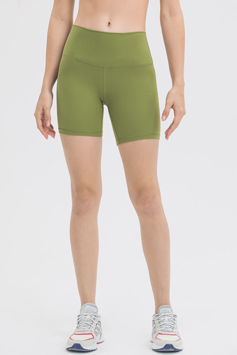 High Waist Training Shorts - Charming Charlie