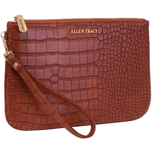 Ellen Tracey Croco Wristlet - Charming Charlie