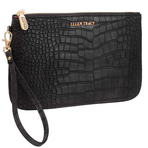 Ellen Tracey Croco Wristlet - Charming Charlie