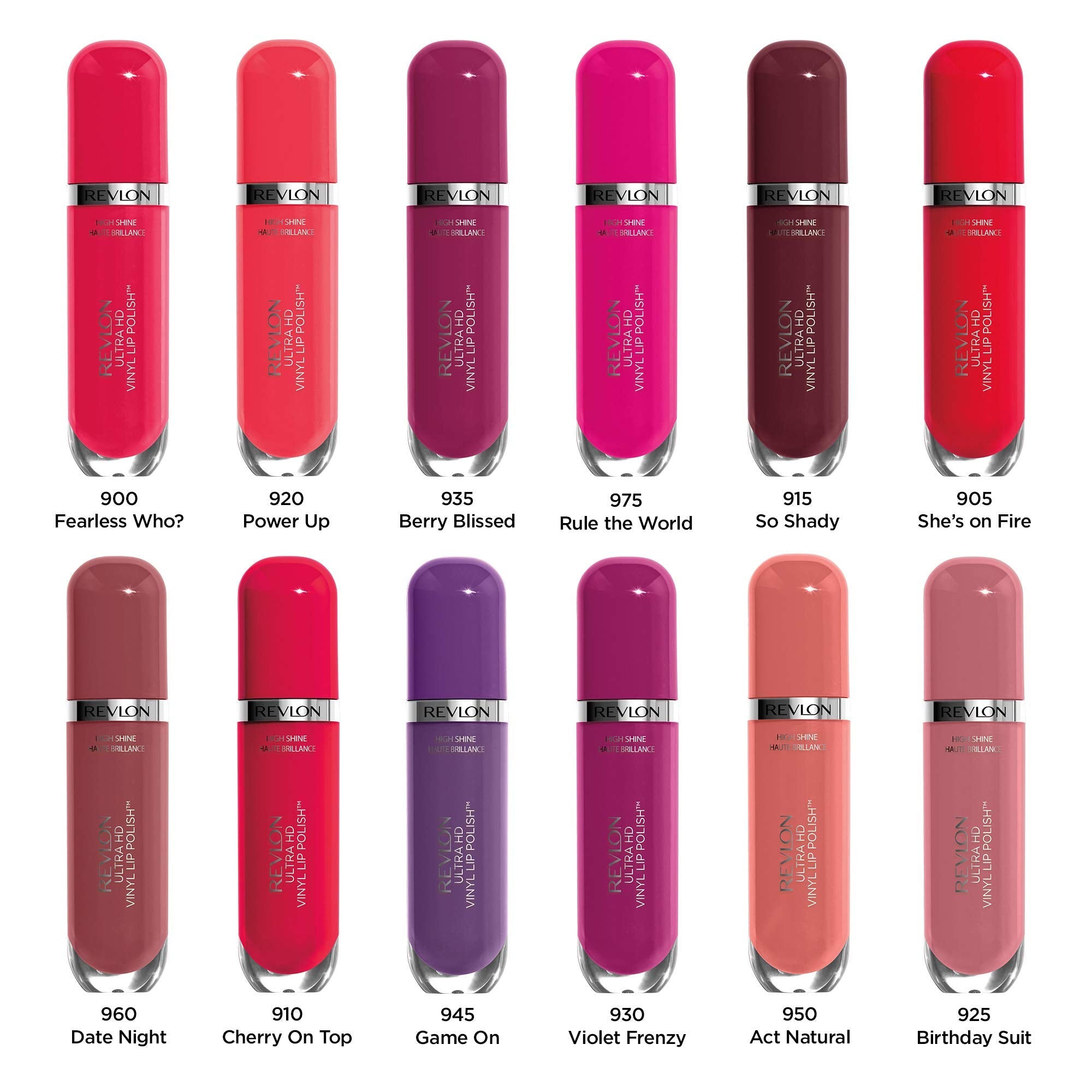 Revlon Ultra HD Vinyl Lip Polish, Liquid Lipstick - Charming Charlie