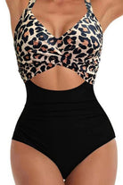 Tied Crisscross Cutout One-Piece Swimwear - Charming Charlie