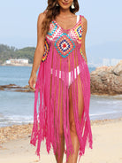 Fringe Spaghetti Strap Cover-Up - Charming Charlie