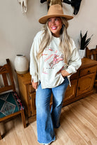 PREORDER: Ranch Girl Classic Crew Pullover - Charming Charlie