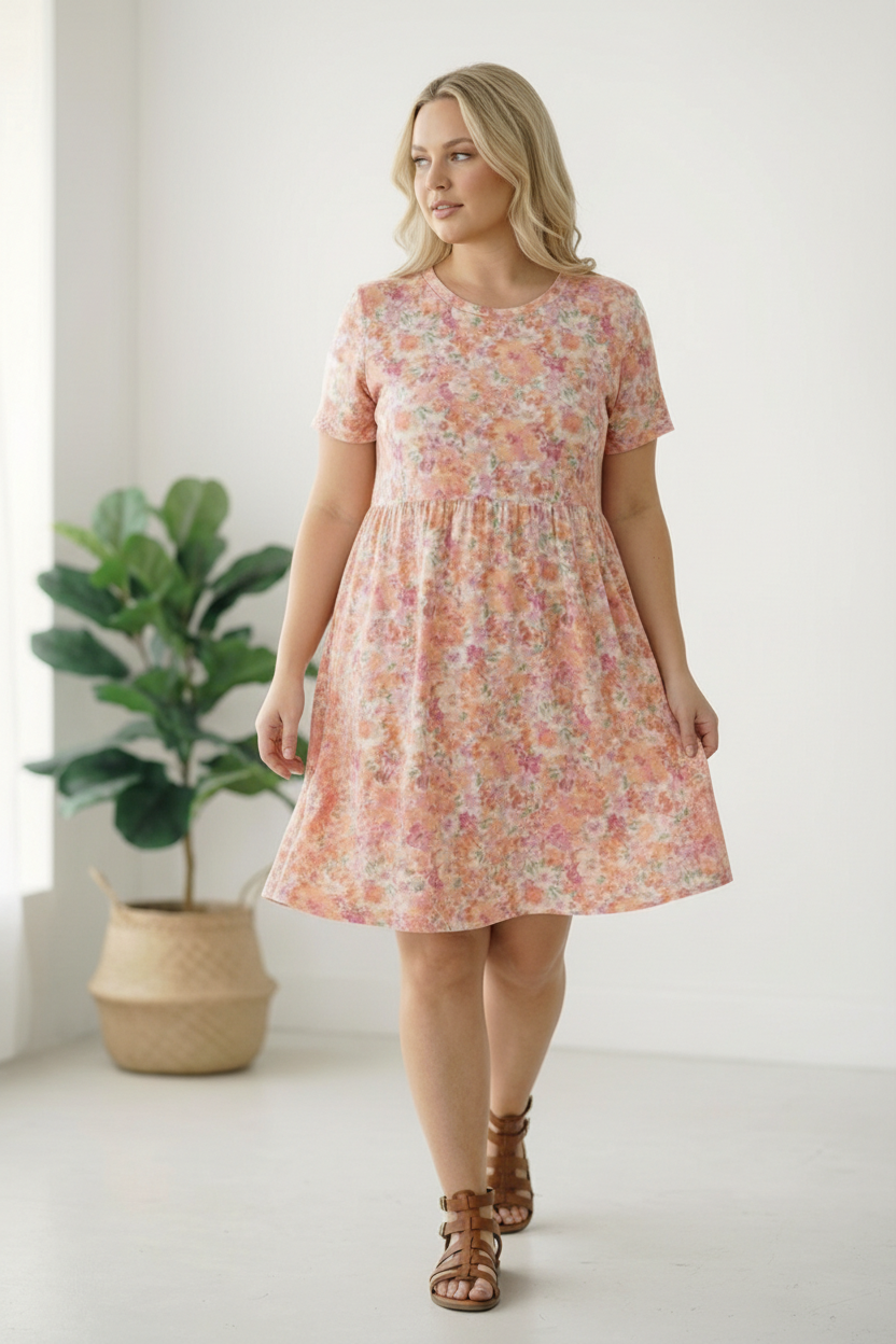 On a Lovely Afternoon Babydoll Dress - Charming Charlie