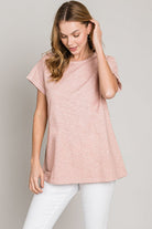 Cotton Bleu by Nu Label Plaid Short Sleeve T-Shirt - Charming Charlie