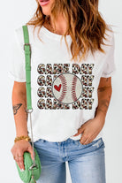 GAME DAY Round Neck Short Sleeve T-Shirt - Charming Charlie