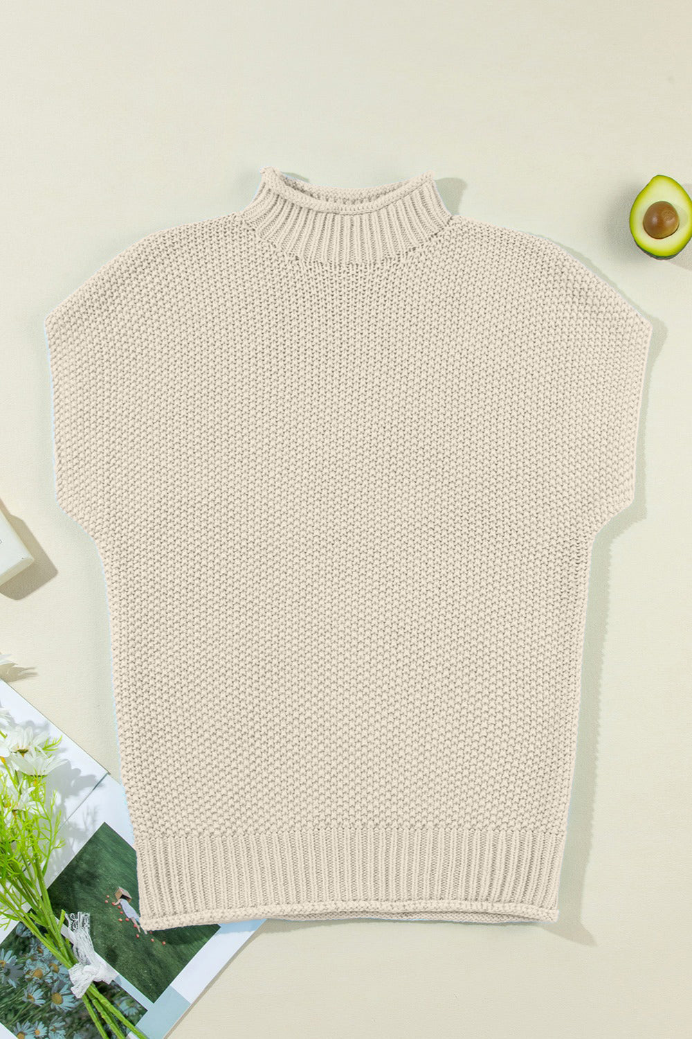 Turtleneck Cap Sleeve Sweater - Charming Charlie