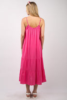 VERY J Ruffled A-Line Midi Cami Dress - Charming Charlie