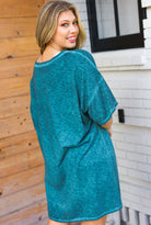 Emerald Cotton Blend COWGIRL Graphic Long Tee - Charming Charlie