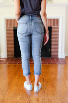 Judy Blue Medium Wash Mid Rise Skinny Capri - Charming Charlie
