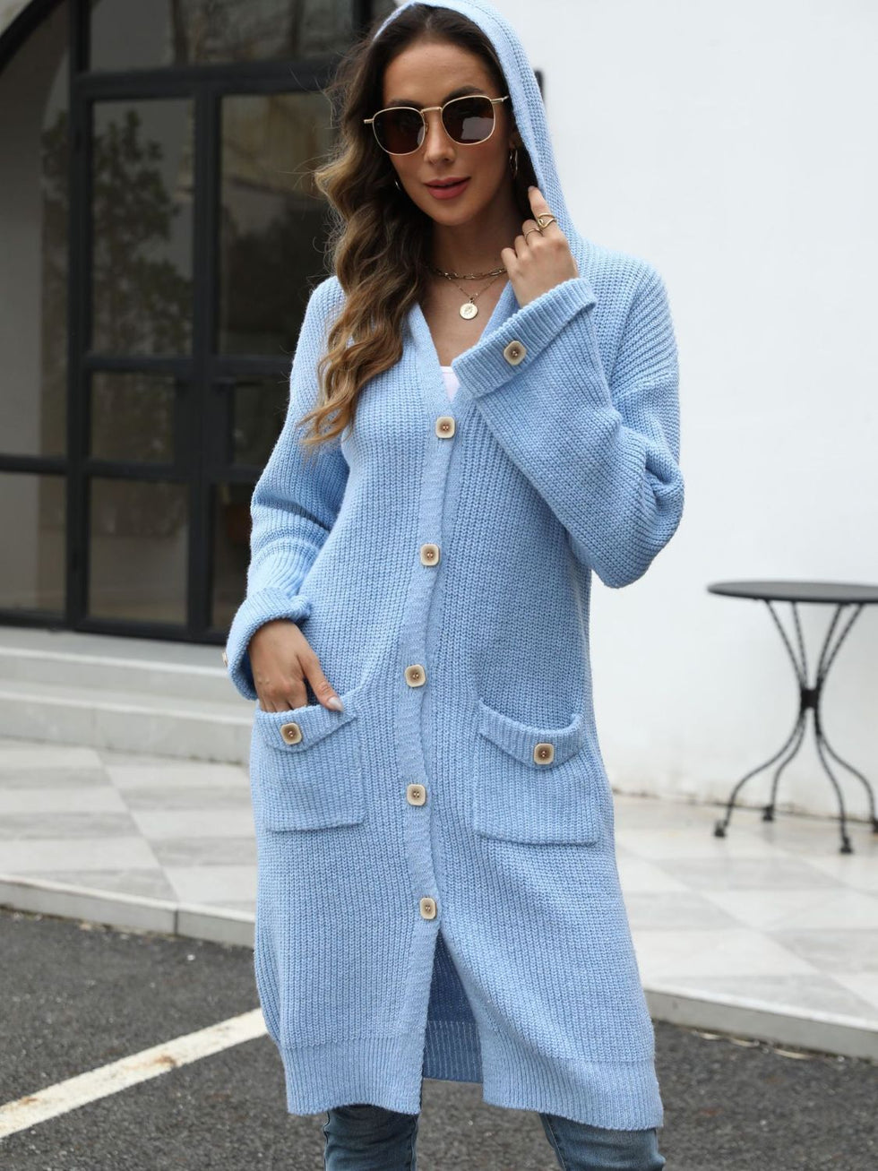 Button Up Pocket Cardigan