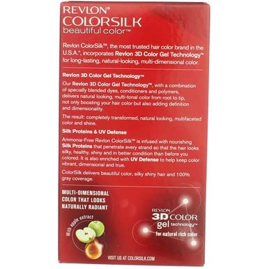 Revlon Colorsilk Beautiful Haircolor, Ammonia-free, Permanent Haircolor (Pack of 4) (#74 Medium Blonde) - Charming Charlie
