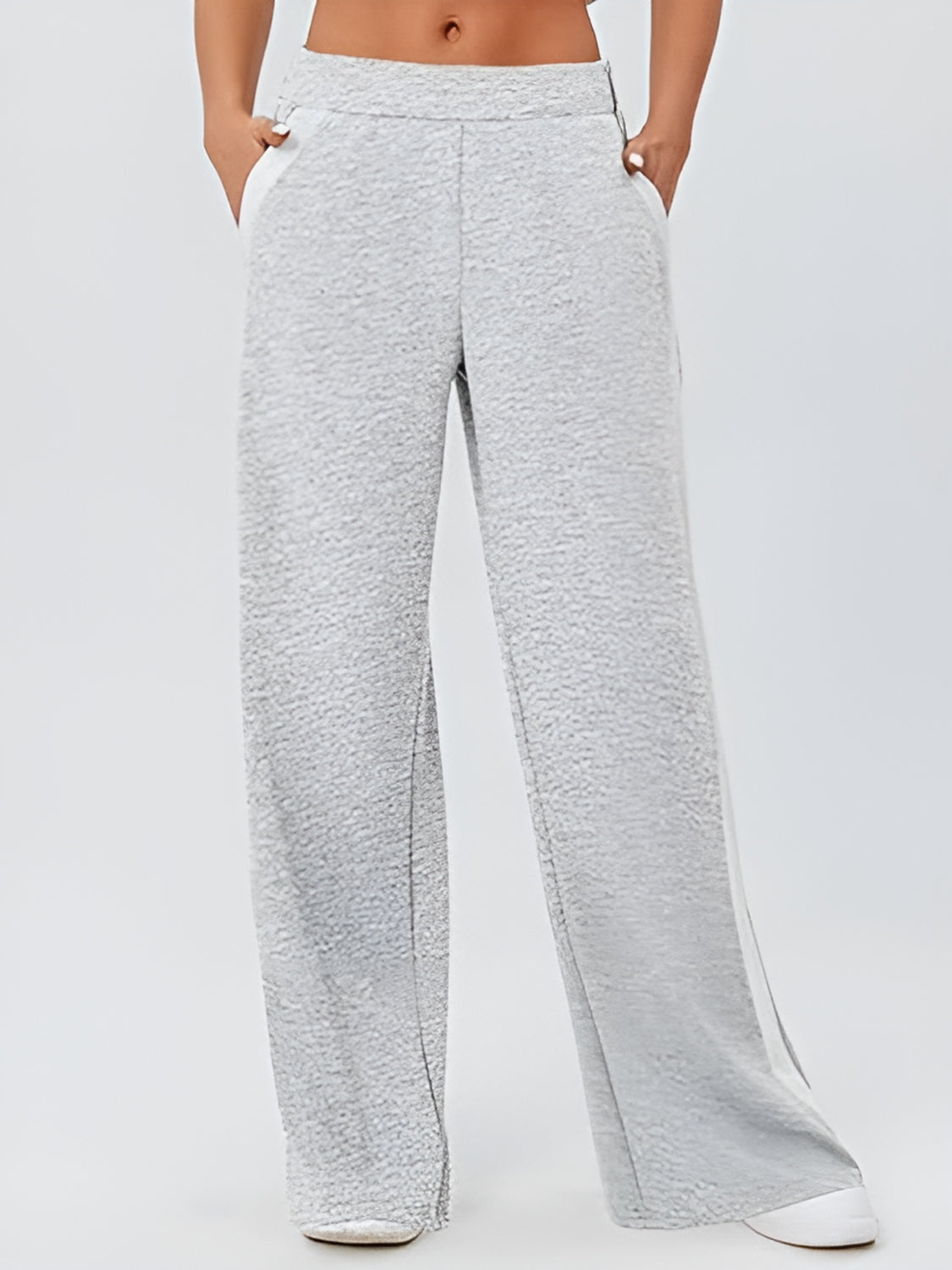 Side Striped Wide Leg Pants - Charming Charlie