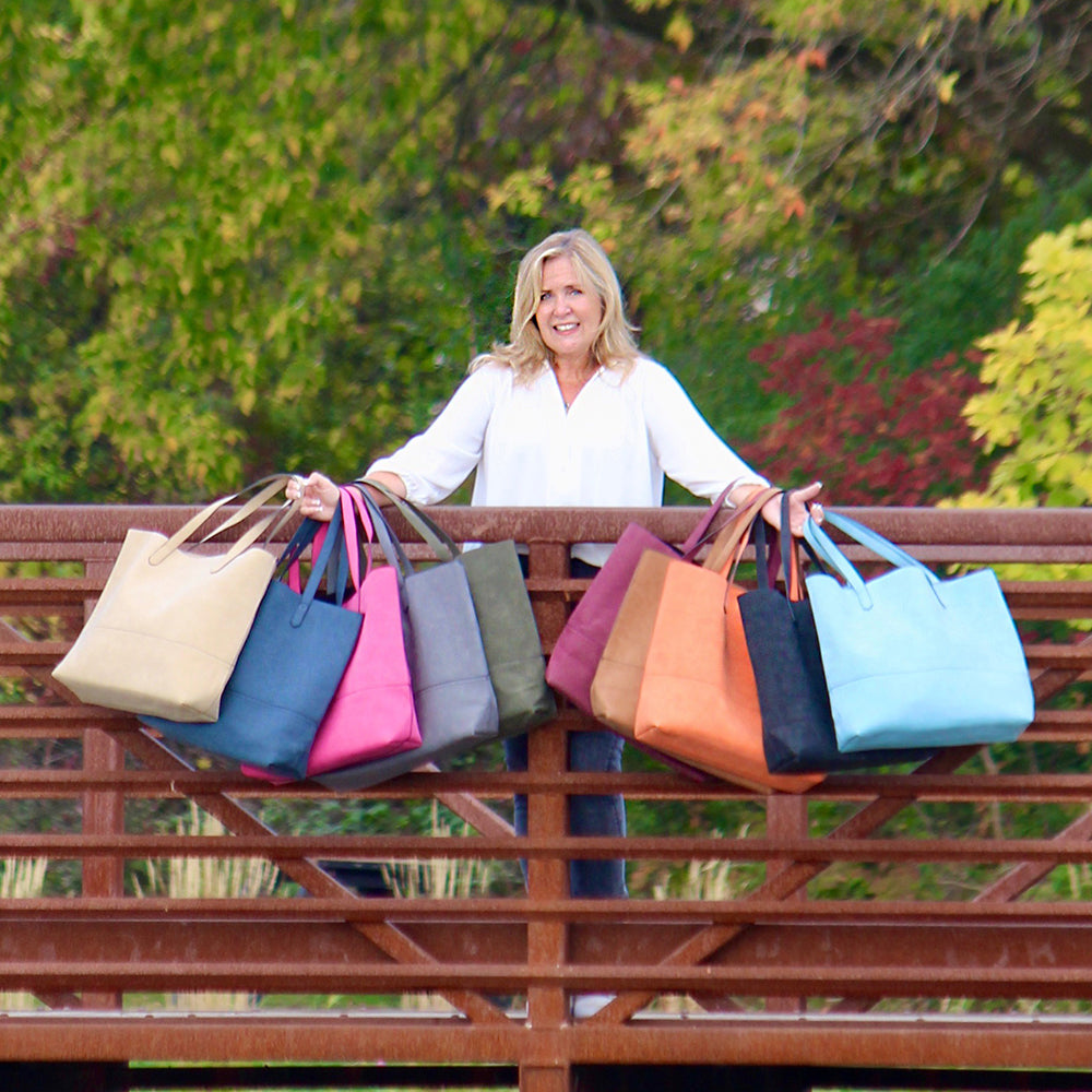 Oprah's Favorite Thing! Taylor Tote, Faux Suede (Multiple Colors) - Charming Charlie
