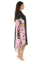 Tie Dye Caftan With V-neck & Tassels - Shoreline Wear, Inc.