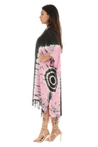 Tie Dye Caftan With V-neck & Tassels - Shoreline Wear, Inc.