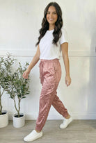Blush on the Run Joggers - Charming Charlie