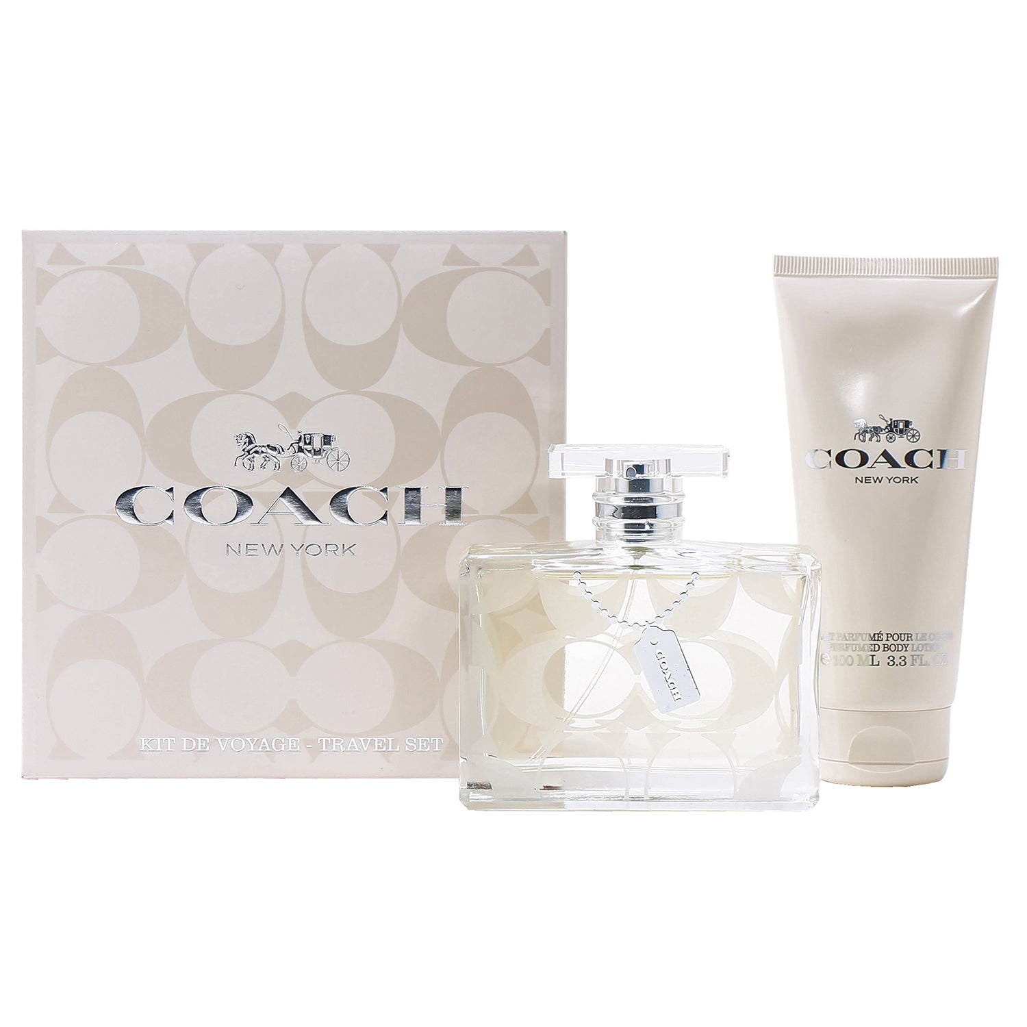 COACH NY SIGNATURE LADIES SET 3.3 OZ EDP/3.3 OZ BODY LOTION - Charming Charlie