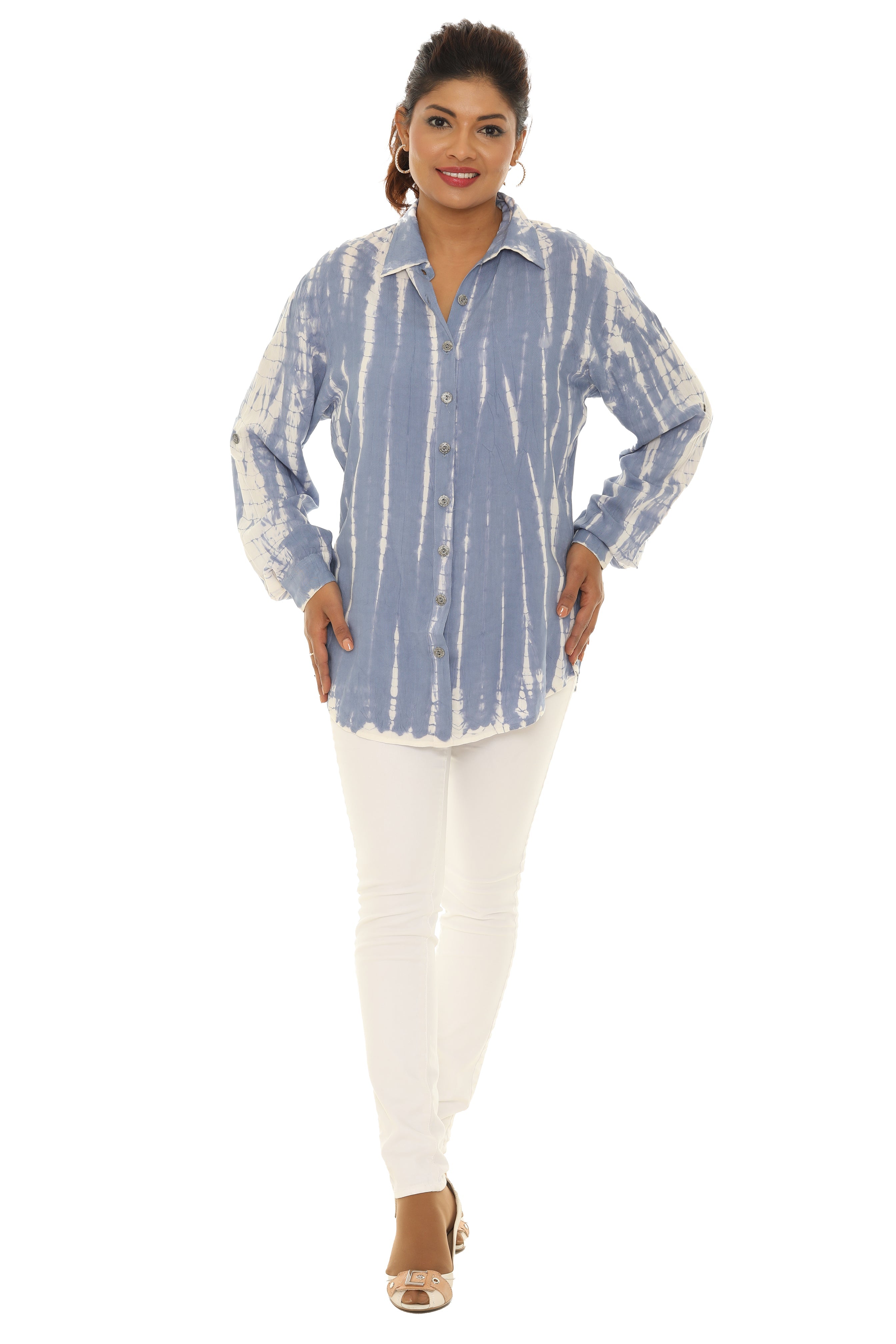 Tie Dye Button-up Shirt - Shoreline Wear, Inc.