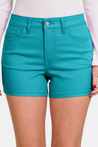Zenana High Waist Denim Shorts - Charming Charlie