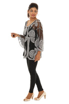 Mesh Tunic with Floral Pattern - Charming Charlie