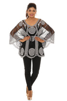 Mesh Tunic with Floral Pattern - Charming Charlie