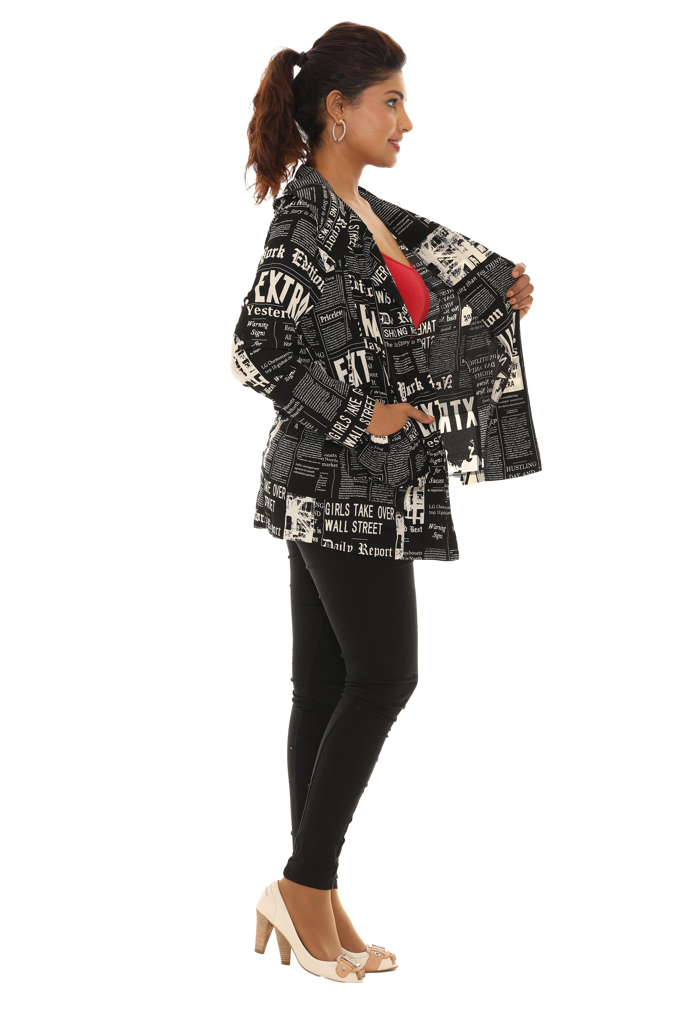 Newsprint Blazer - Shoreline Wear, Inc.