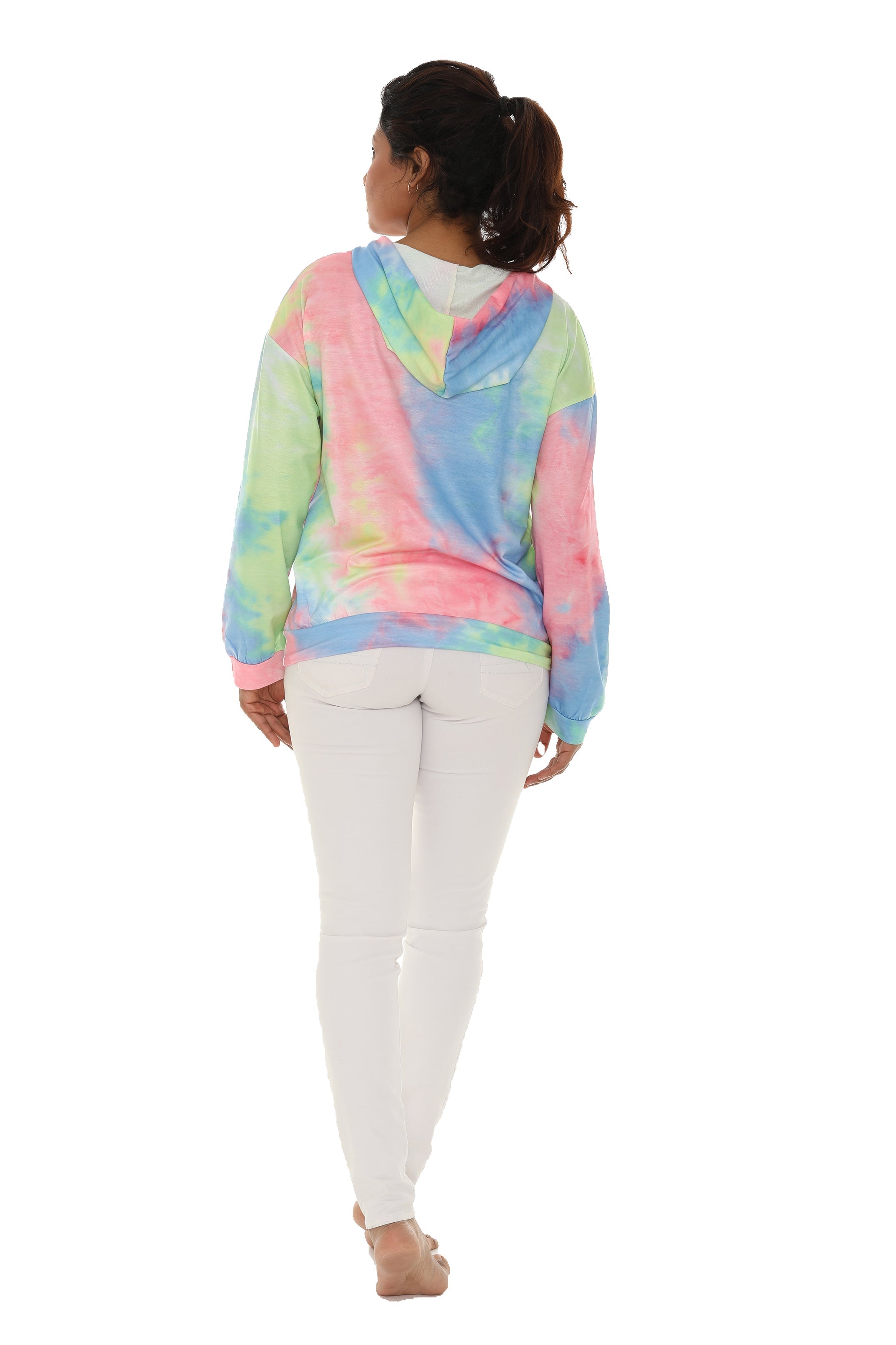 Tie-Dye Kangaroo-Pocket Hoodie - Shoreline Wear, Inc.