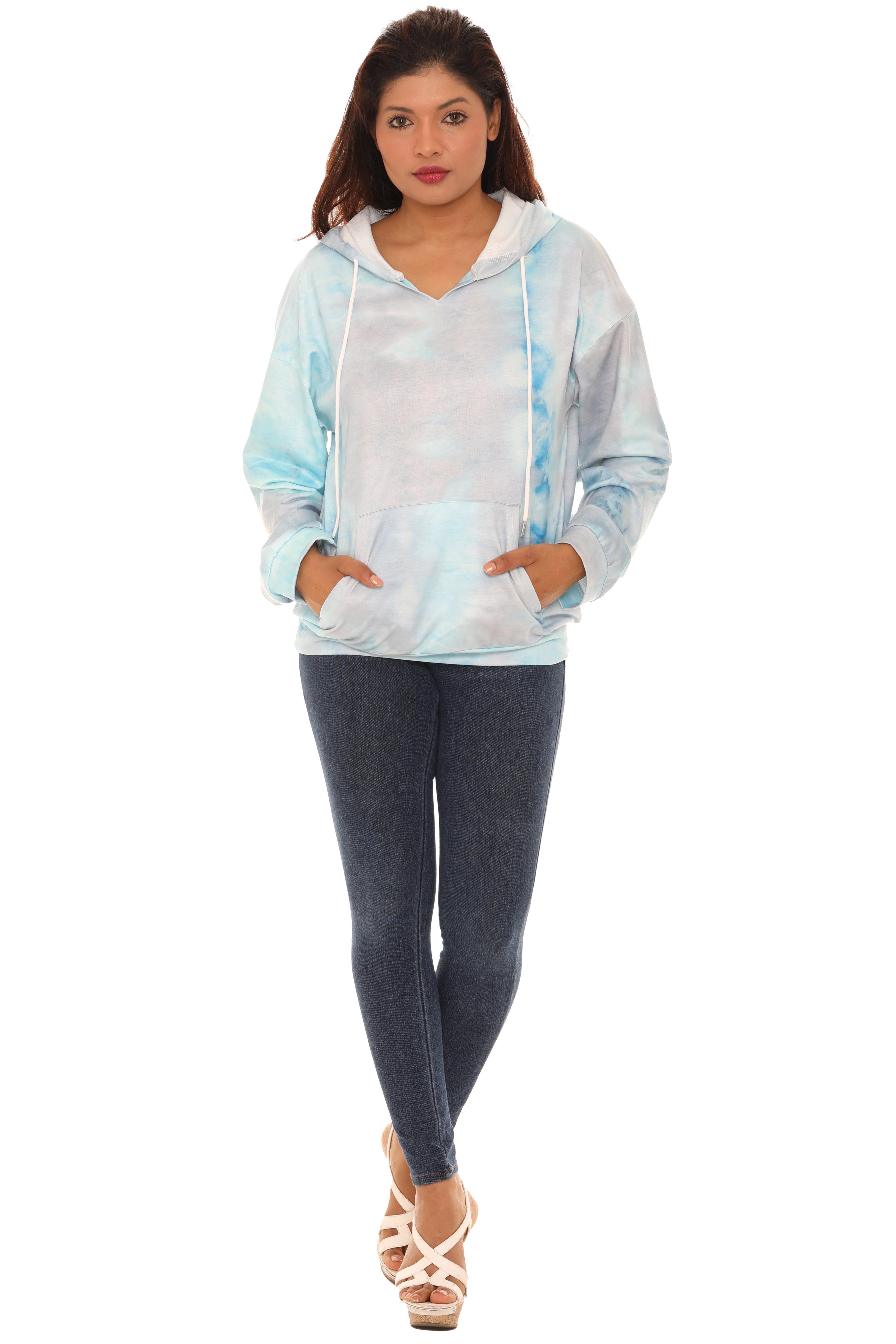 Tie-Dye Kangaroo-Pocket Hoodie - Shoreline Wear, Inc.