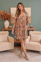 Falling For You Floral Mini Dress - Charming Charlie