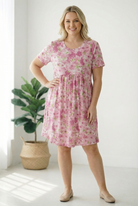 In the Sunshine Fuchsia Babydoll Dress - Charming Charlie
