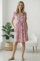 In the Sunshine Fuchsia Babydoll Dress - Charming Charlie