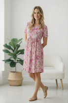 In the Sunshine Fuchsia Babydoll Dress - Charming Charlie