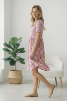 In the Sunshine Fuchsia Babydoll Dress - Charming Charlie