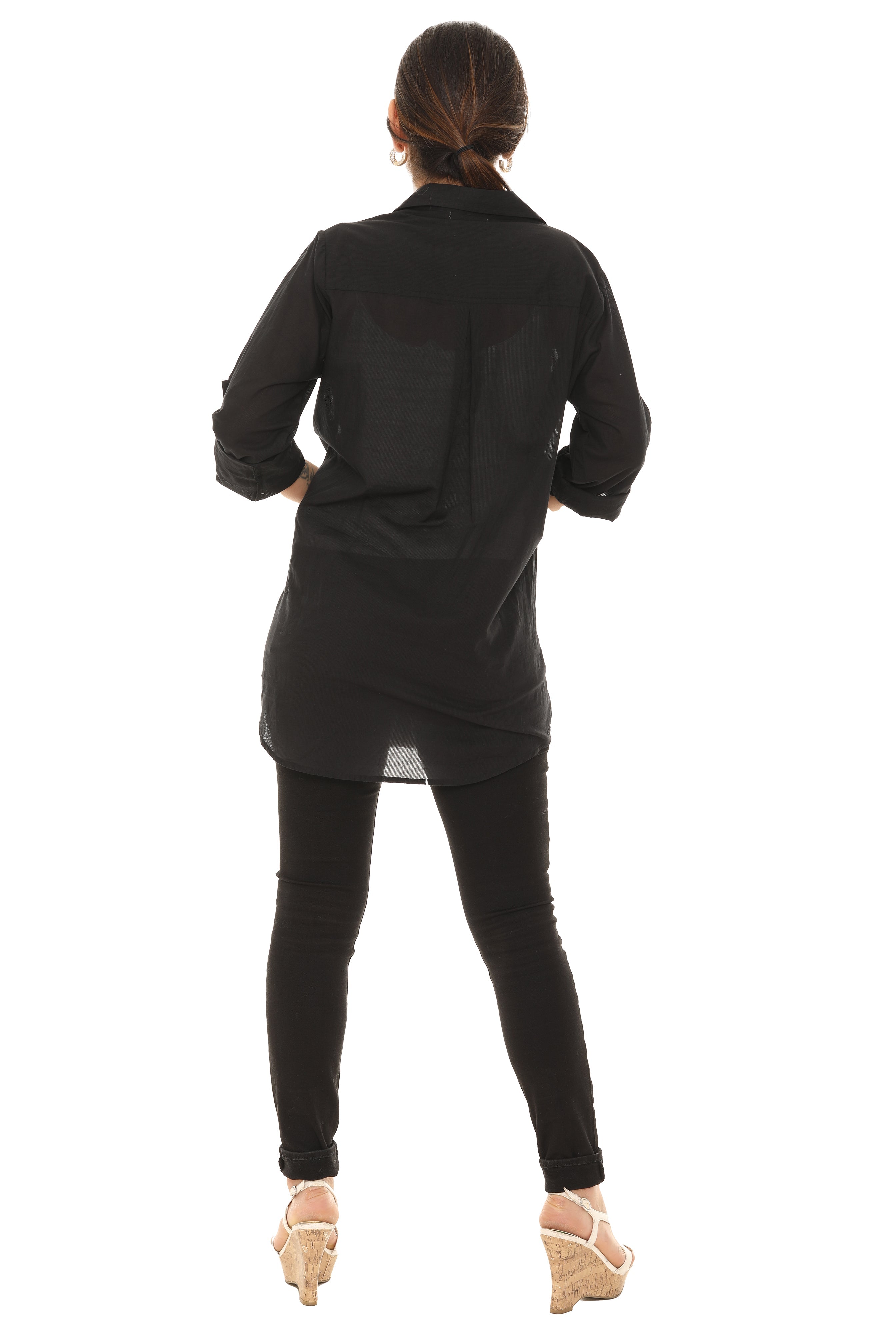 Embroidered Button-up Shirt - Shoreline Wear, Inc.