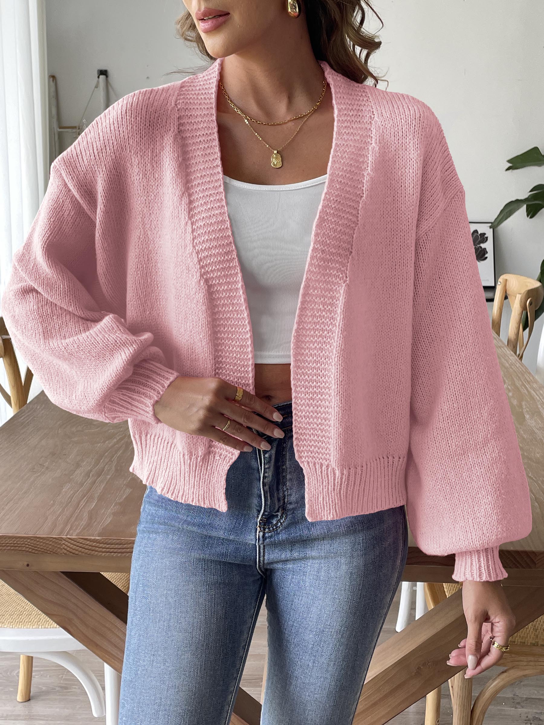 Open Front Long Sleeve Cardigan - Charming Charlie