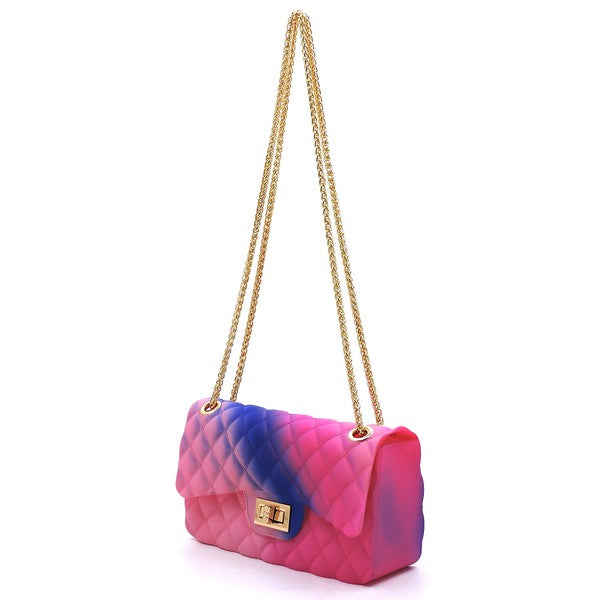 Lovely Quilted Embossed Iconic Jelly Bag CA-7080 > Shoulder Bags