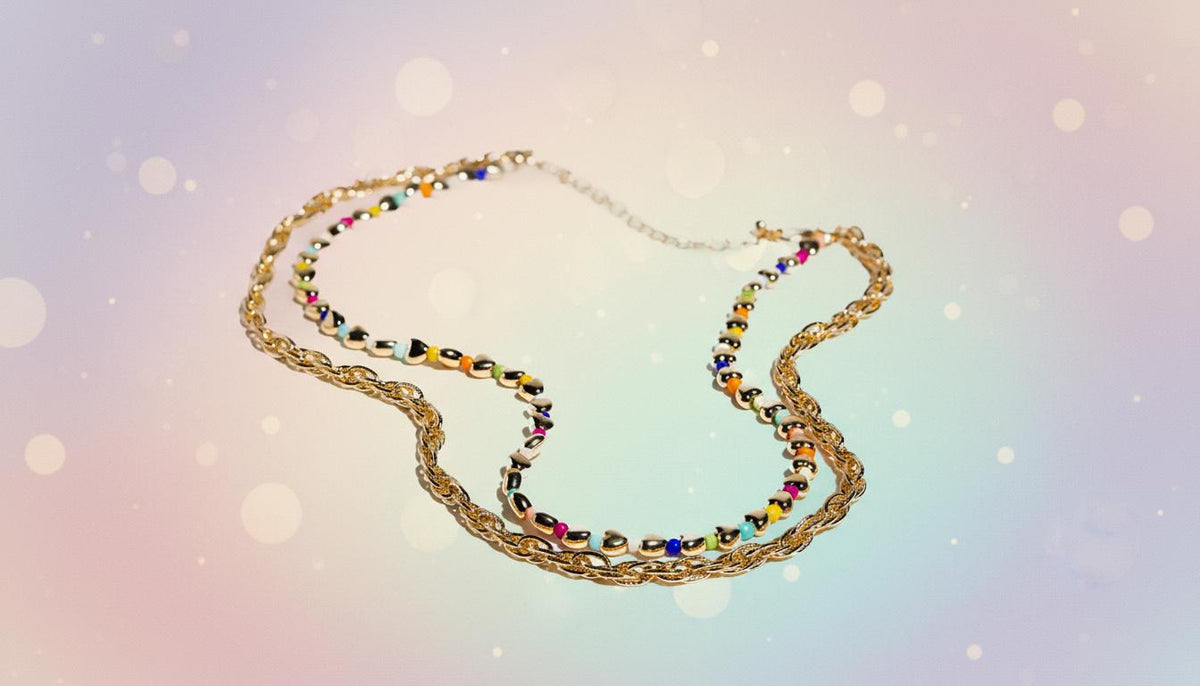 2 Row Gold Twist Necklace - Charming Charlie