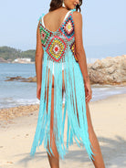 Fringe Spaghetti Strap Cover-Up - Charming Charlie