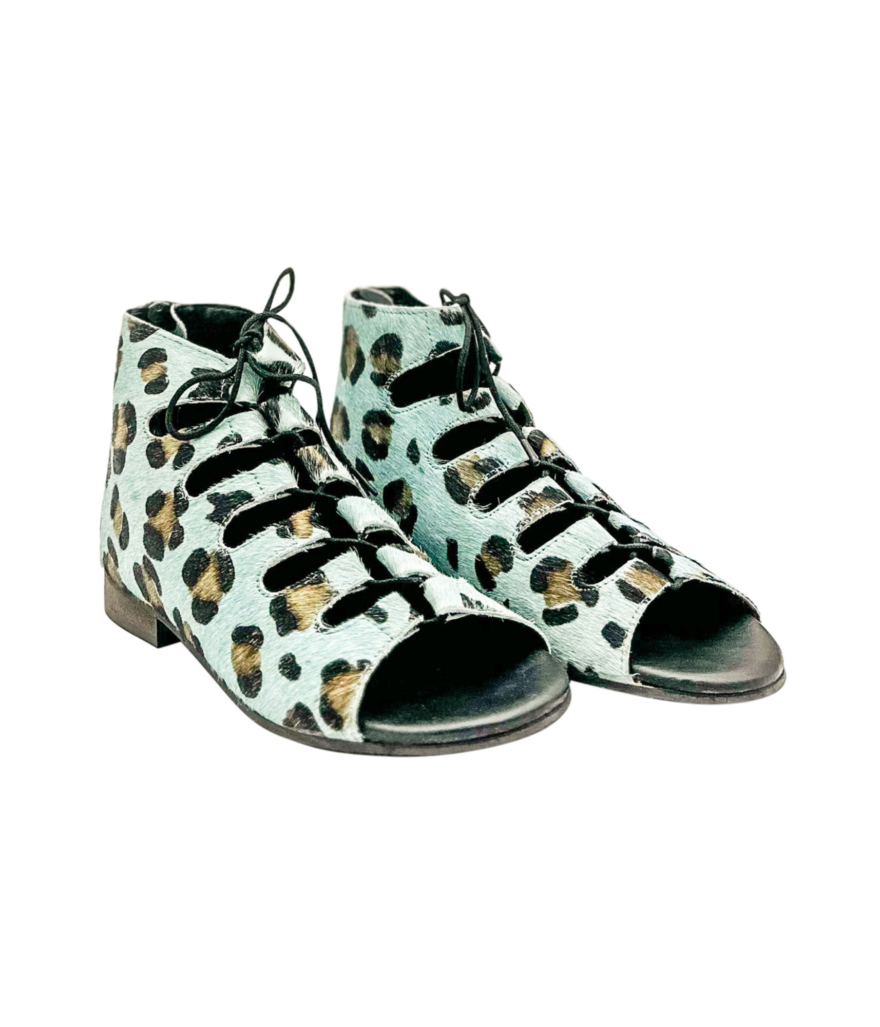 Nola Sandals in Teal - Charming Charlie