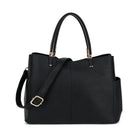 Triple Compartment Satchel with Crossbody Strap - Charming Charlie