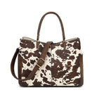 Triple Compartment Satchel with Crossbody Strap - Charming Charlie