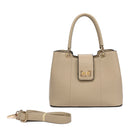 Triple Compartment Satchel with Crossbody Strap - Charming Charlie