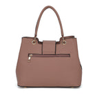 Triple Compartment Satchel with Crossbody Strap - Charming Charlie
