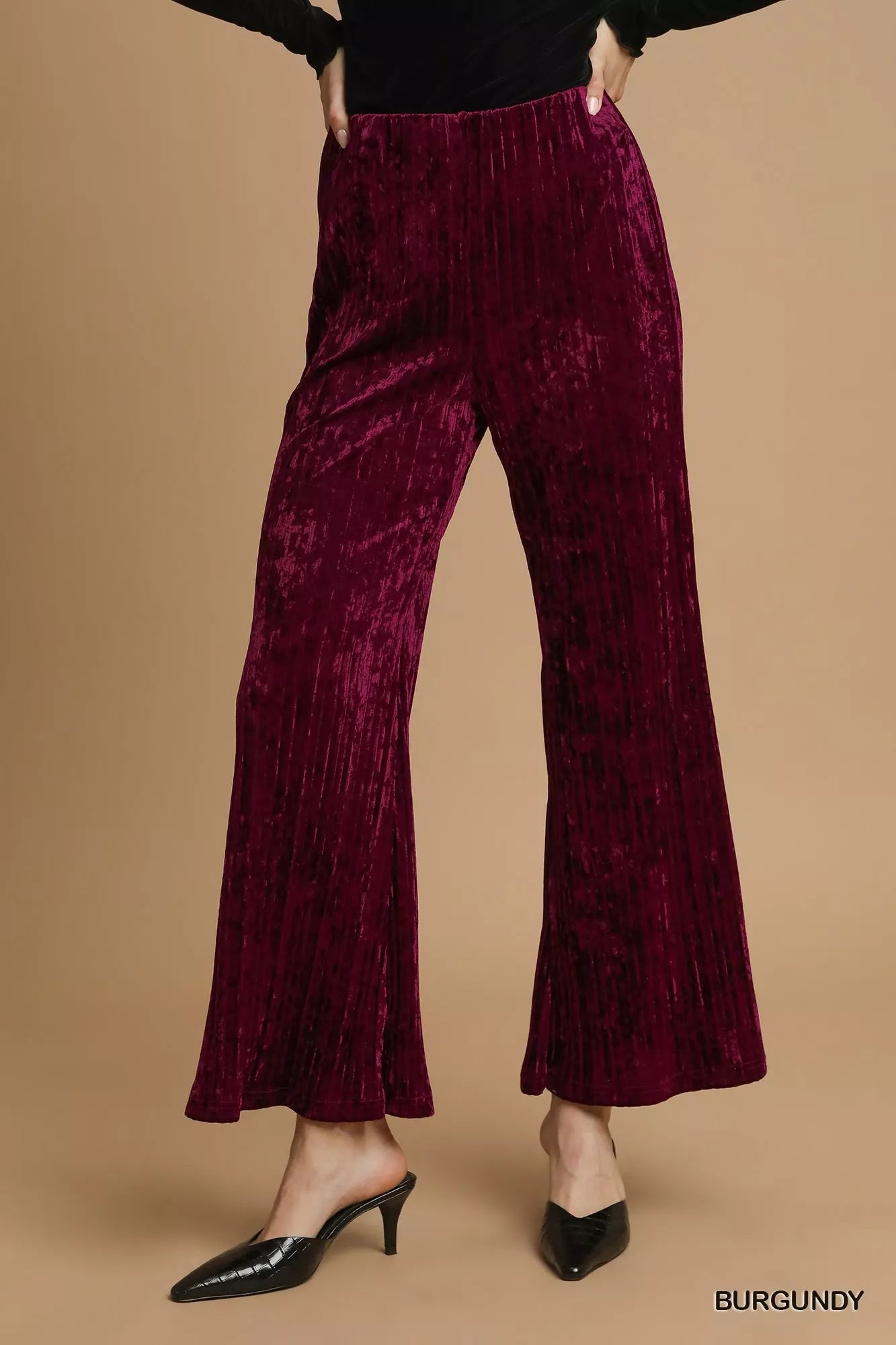 Belvet Pleated Wide-Leg Baggy Pants